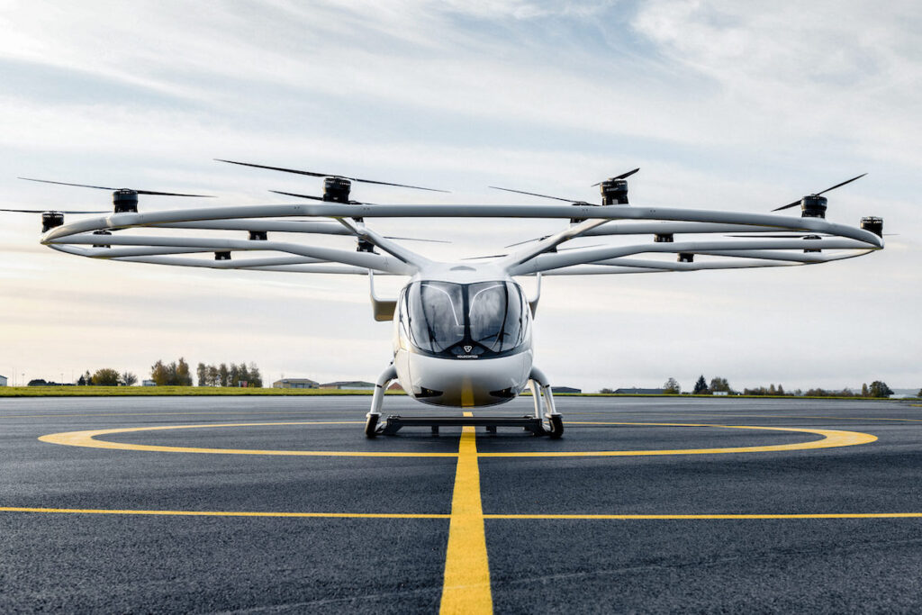 Volocopter frontal view