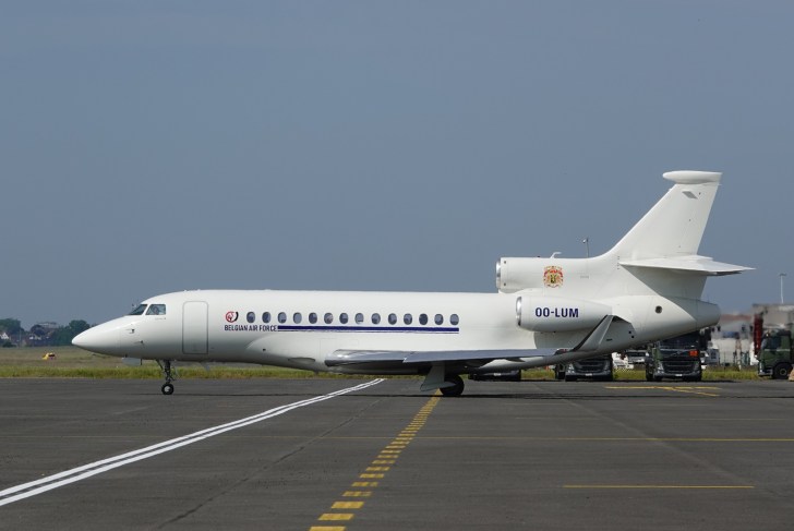 Dassault Falcon 7X OO-LUM ВВС Бельгии