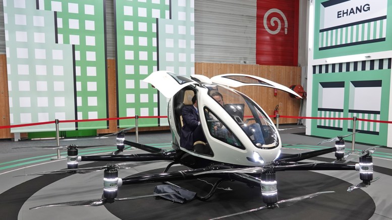 EHang - Passenger Autonomous Aerial Vehicle (AAV) | Rob Vogelaar