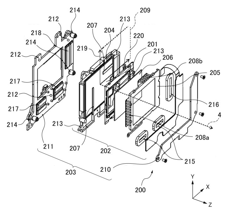 JPA 505166831 i 000008 728x684 - Canon Patent Application: Active Cooling of a Small R5 C-Like Camera with IBIS