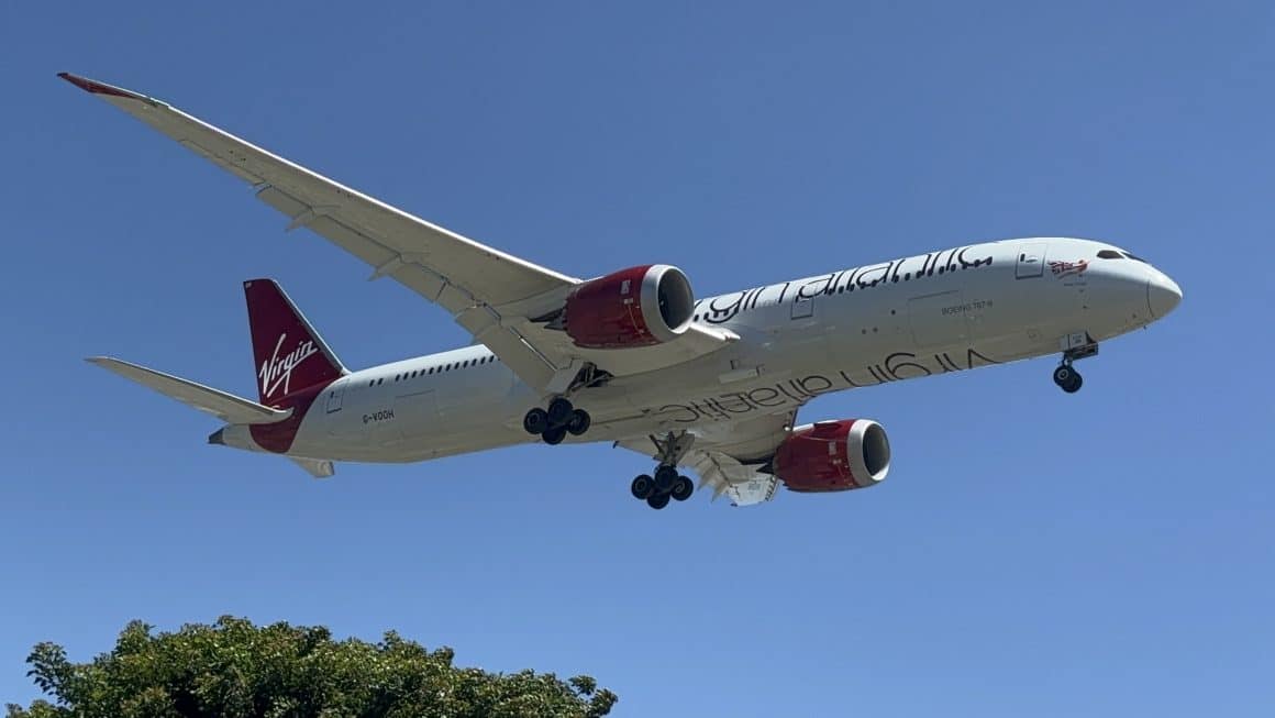 Боинг 787-9 авиакомпании Virgin Atlantic