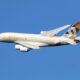 Etihad Airways' Airbus A380 returned to service with its flight to London Heathrow Airport (LHR)