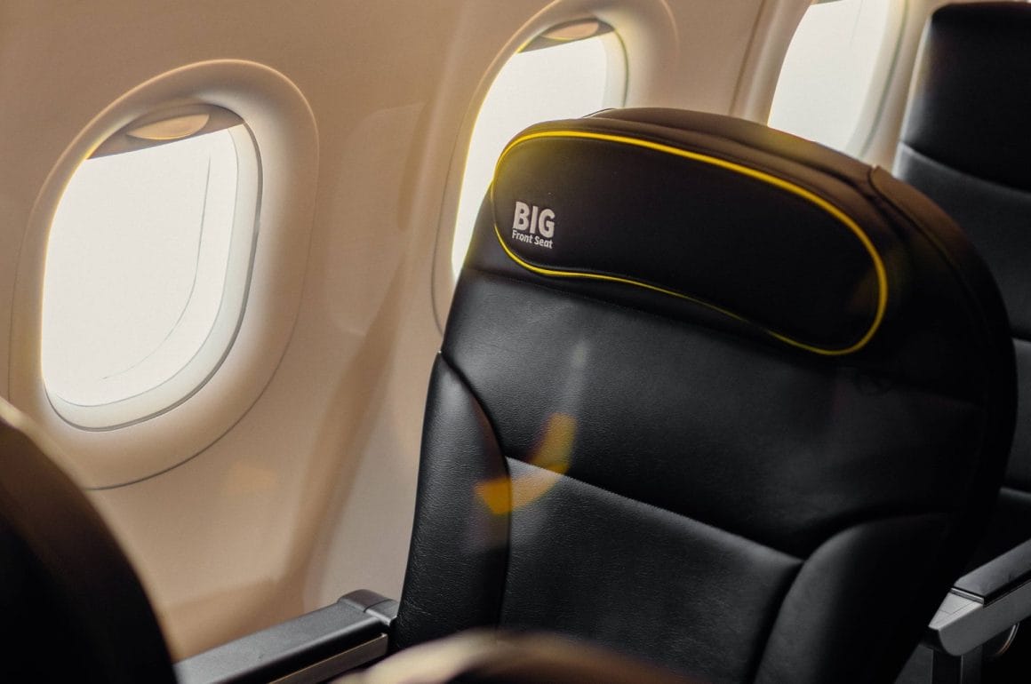 Spirit Airlines введет первую внутреннюю услугу в дополнение к своему Big Front Seat. Изображение: Spirit Airlines